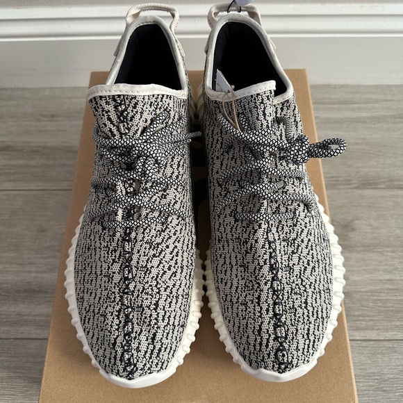 2022 ADIDAS Yeezy Boost 350 Turtle Dove AQ4832 Blue Gray Core White Size 12 NEW - Picture 5 of 13